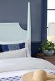 Vaughan-Bassett Tide & Timber Blue Maple Twin Youth Pencil Poster Bed-2