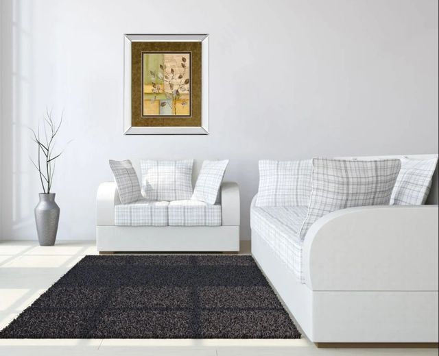 Classy Art Urban Garden Il by Norm Olson Mirror Framed Wall Art-2