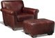 Campio Furniture Legacy Leather Baxter Dark Red Chair-1