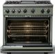 Viking® 7 Series 36" Eucalyptus Pro Style Dual Fuel Range with Griddle-1