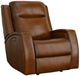 Flexsteel® Mustang Rust Brown Power Glider Recliner with Power Headrest-0