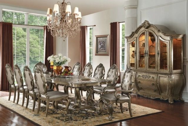 ACME Furniture Ragenardus Vintage Oak Dining Table-1