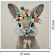 Classy Living Flower Head Rabbit Wall Art-2