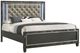 New Classic® Home Furnishings Radiance Black Pearl California King Panel Bed-0