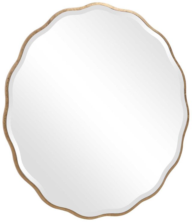 Uttermost® Aneta Gold Round Mirror-4