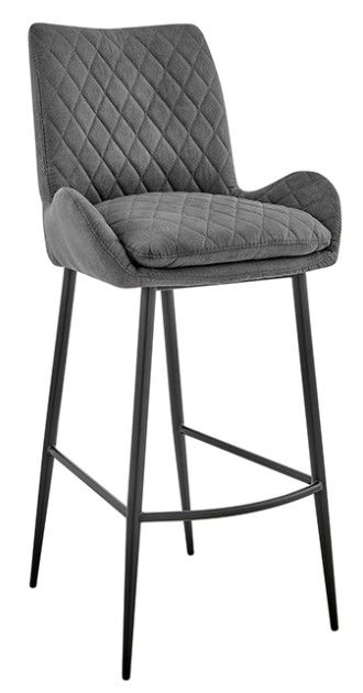 Armen Living Panama Charcoal 30" Bar Stool-0