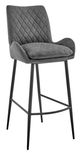 Armen Living Panama Charcoal 30" Bar Stool-0