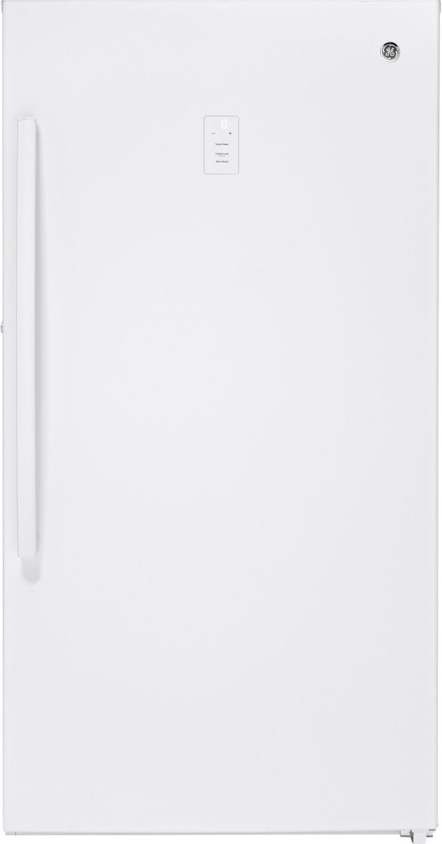 GE® 17.3 Cu. Ft. White Upright Freezer