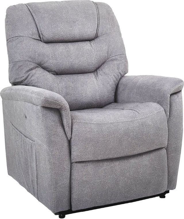 UltraComfort™ Marbella Fog Medium Power Lift Recliner-0