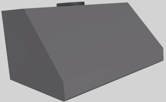 Vent-A-Hood® 36" Gunsmoke Wall Mounted Range Hood-1