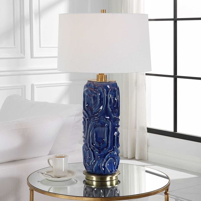 Uttermost® Zade Blue Table Lamp-1