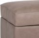 Smith Brothers Customizable 549 Collection Leather Ottoman-1