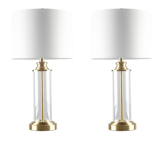 Olliix by 510 Design Clarity 2 Gold Table Lamp Set-0