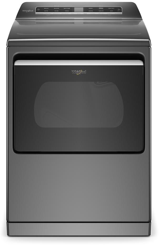Whirlpool® 7.4 Cu. Ft. Chrome Shadow Front Load Gas Dryer