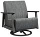 Homecrest™ Outdoor Living Customizable Revive Air Aluminum/Fabric Outdoor Swivel Chat Chair-0