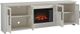 aspenhome® Finnegan White 98" Fireplace Console and Hutch-1