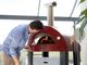 Alfa Moderno 2 Pizze 38" Ruby Red Natural Gas Pizza Oven-1