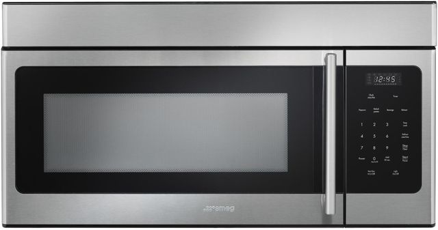 Smeg 1.6 Cu. Ft. Stainless Steel Over The Range Microwave-0