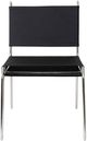 Moe's Home Collection Petra Black Leather Accent Chair-1