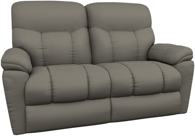 La-Z-Boy® Morrison Silver Power Reclining Loveseat with Headrest-0