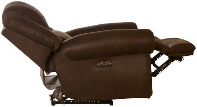 Catnapper® Pickett Walnut Power Recliner with Power Adjustable Headrest-4