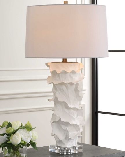 Uttermost® Wisp White Table Lamp-1