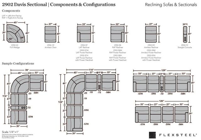 Flexsteel® Customizable Davis 5-Piece Power Reclining Sectional-2