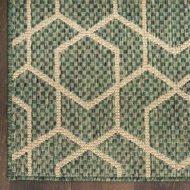 Nourison Home™ Horizon Green 5'x7' Style 1 Area Rug-3
