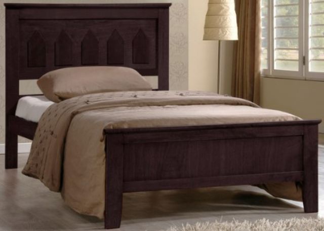 Milton Greens Stars Cappuccino Full Wooden Platform Bed-0