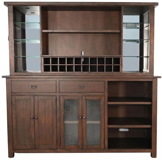 Sunny Designs™ Homestead Tobacco Leaf Hutch and Buffet-2