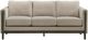 Coaster® Islington 2-Piece Taupe Upholstered Panel Arm Sofa Set-5