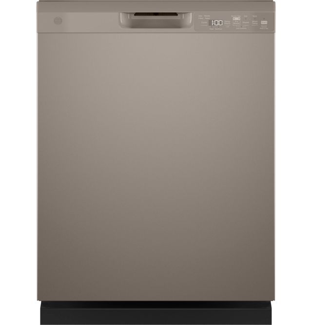 GE® 24" Finger Resistant Slate Built In Dishwasher with Sanitize Cycle and Dry Boost-0