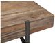 Magnussen Home® Prescott Rustic Honey Condo Cocktail Table with Metal Base -3