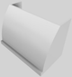 Vent-A-Hood® 42" White Wall Mounted Range Hood-5