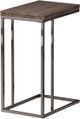 Coaster® Pedro Weathered Grey Expandable Top Accent Table with Black Metal Base-0