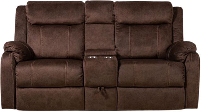Global Furniture USA 2-Piece Domino Coffee Manual Reclining Living Room Set-2