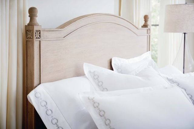 Bassett® Furniture Charlotte Washed Elm King Panel Bed-1