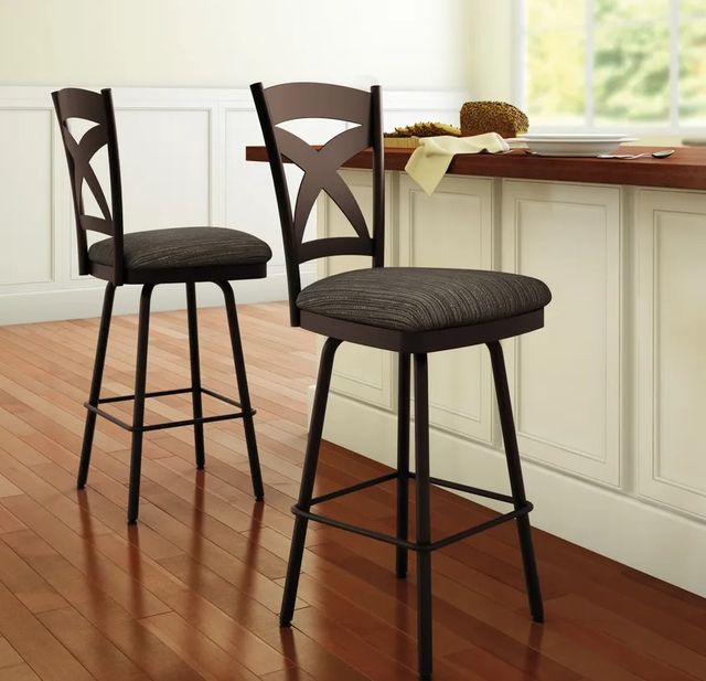 Amisco Customizable Marcus Swivel Counter Stool-1
