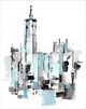 Classy Living Ethan Harper Blue City II Wall Art-1