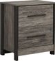 Signature Design by Ashley® Cazenfeld 4-Piece Black/Gray King Panel Bed Set-4