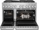 JennAir® NOIR™ 48" Stainless Steel Pro Style Dual Fuel Range-2