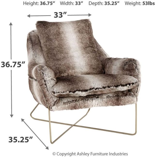 Signature Design By Ashley® Wildau Gray Accent Chair-1