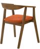 Armen Living Westmont Santana 5-Piece Orange Wooden Dining Set-3