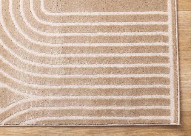 Kalora Interiors Leo Beige/Cream 5'x8' Area Rug-4