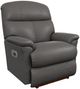 La-Z-Boy® Reed Gray Leather Power Rocking Recliner with Headrest and Lumbar-0