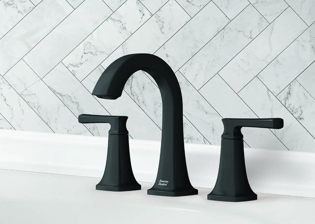 American Standard Belmeade Matte Black 8" Widespread 2-Handle Bathroom Faucet-2