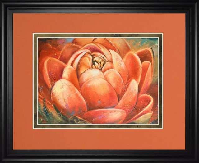 Classy Art Red Lotus Il By Patricia Pinto Wall Art-0