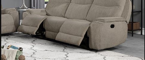 New Classic® Home Furnishings Lucerne Brown Reclining Sofa-1