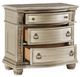 Homelegance® Cavalier Silver Nightstand-3
