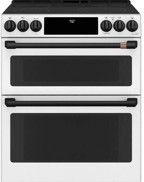 Café™ Flat Black Front Control Electric Knobs and Handle Kit-2